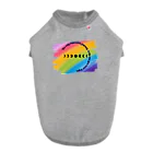  MIRACLE MOONの満ち欠ける月rainbow ドッグTシャツ