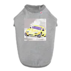 katapiiiの人気！水彩画風スポーツカー ドッグTシャツ