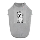 びとらびのアンニュイなヘッドホンオウムちゃんの音楽日常 Dog T-shirt