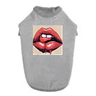 Nin9neのlips Dog T-shirt