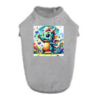 可愛らしいドラゴンのイラストグッズ店のドラゴンモンスター Dog T-shirt