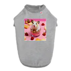 ham love shopのいちごパフェ☆ハムスター Dog T-shirt