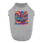 ぽりぽりのお店のサイケデリックCAR ドッグTシャツ