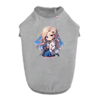 honoka_tの金髪ちびキャラ美少女 Dog T-shirt