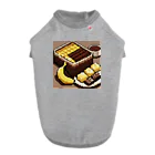 kawaiidoubututatiのチョコレートとバナナのデザートチャーハン ドッグTシャツ