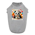 redpanda_pandaのお誕生日パンダ ドッグTシャツ