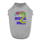 LalaHangeulのORIENTAL DRAGON（龍）英字バージョン ドッグTシャツ