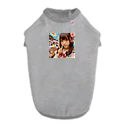 homarengeの和傘の女の子 ドッグTシャツ