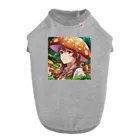 paparamanのキノコ少女 ドッグTシャツ