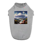 AQUAMETAVERSEの山の美しい風景　なでしこ1478 ドッグTシャツ