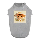 AQUAMETAVERSEの帽子をかぶった可愛い子猫 Marsa 106 ドッグTシャツ