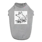 hakumenhonのスケートボード猫 Dog T-shirt