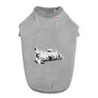 sansamのねこごろり/モノクロ Dog T-shirt