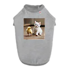 chocomegane0228の子猫とひよこ ドッグTシャツ