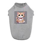 Tomono_store113の超可愛い猫ちゃん ドッグTシャツ