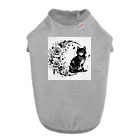 猫の墨遊の猫のスズ ドッグTシャツ