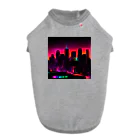 パワドラのネオンカラーで輝く都市2 ドッグTシャツ