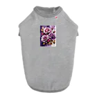 AQUAMETAVERSEのバラードのような薔薇の花　BLUE PLUM  691 ドッグTシャツ