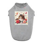 Y m @Y's shopの猫と薔薇 ドッグTシャツ