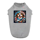 a.t.storeのアメリカンな犬 Dog T-shirt