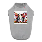 zenjoyのフラワーペンギン Dog T-shirt