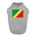 お絵かき屋さんのコンゴ共和国の国旗 ドッグTシャツ