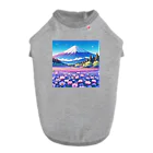 Qten369の日本の美しい風景 ドッグTシャツ