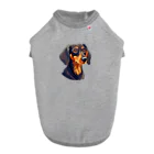 ドッグハウスベティのブラックタン・ダックス Dog T-shirt