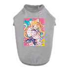 no_mi_Ke08のカラフルな猫耳の女の子のキャラクター ドッグTシャツ