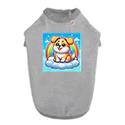 Minoyaの雲に乗った犬 ドッグTシャツ