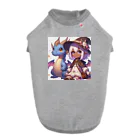 ピクセルパレットのドラゴンと可愛い女の子3 Dog T-shirt