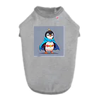 ganeshaのスーパーヒーローのマントを着たかわいいペンギン ドッグTシャツ