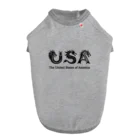 AwagoModeのUSA (The United States of America) Type2 (15) ドッグTシャツ