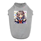 aaammmamのエルフ　美少女　セーラー服　アイドル ドッグTシャツ