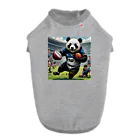 Panda Art Galleryのラグビーパンダ ドッグTシャツ