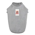 ぷぷオレンジのキラキラ花ミックスこけしちゃん Dog T-shirt