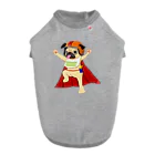 極度あいーら・しのPUG-MAN Dog T-shirt