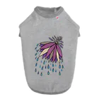 つぶつぶとの花雨 ドッグTシャツ