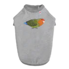 まめるりはことりのおすましコザクラインコ　きなこちゃん【まめるりはことり】 ドッグTシャツ