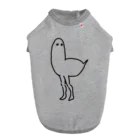 MAUMEEの人間の足がはえた鳥 ドッグTシャツ