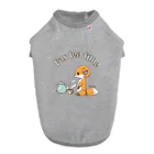 Heaven Monkeyのキツネのティータイム Dog T-shirt