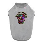 sandy-mのメキシコ風ドクロ Dia de muertos Dog T-shirt