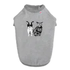 プリティーワンワンネコネコの愛犬と愛猫 ドッグTシャツ