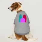 うにぽっぷこーんのカラフルさぼてん Dog T-shirt