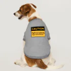 PISTACHIO FACTORYのCAUTION FRENCHIE ドッグTシャツ