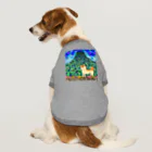 やもり屋商店のステンドグラス風柴犬 Dog T-shirt