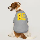LalaHangeulのハニカム構造(BEE） Dog T-shirt