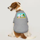 アプリコワークスのくまちゃん・みんなでお散歩 Dog T-shirt