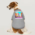 FACTORY MOWのヴィンテージアメリカの街並み Dog T-shirt