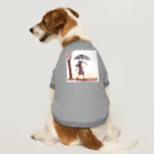 ワクワクショップ の雨降り散歩 イラスト Dog T-shirt